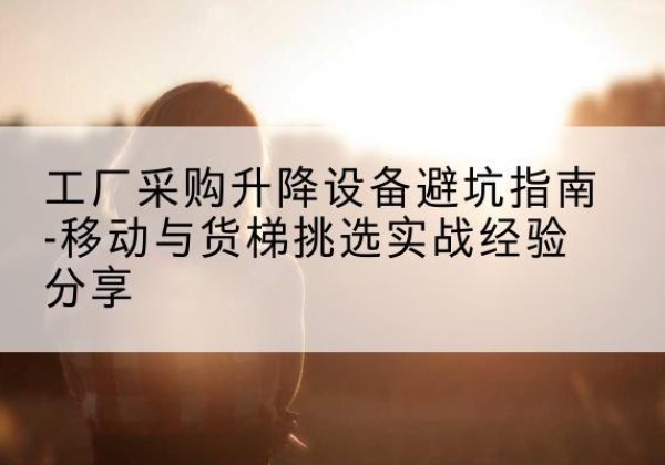 淇县移动式升降机怎么选-工厂采购升降设备避坑指南-移动与货梯挑选实战经验分享